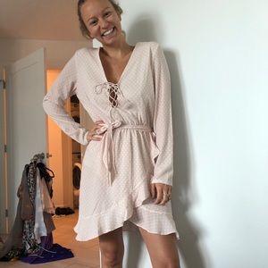 Sabo Skirt Starry Tie Up Dress